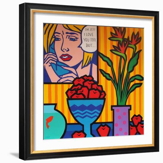 Homage to Lichtenstein and Wesselman-John Nolan-Framed Giclee Print