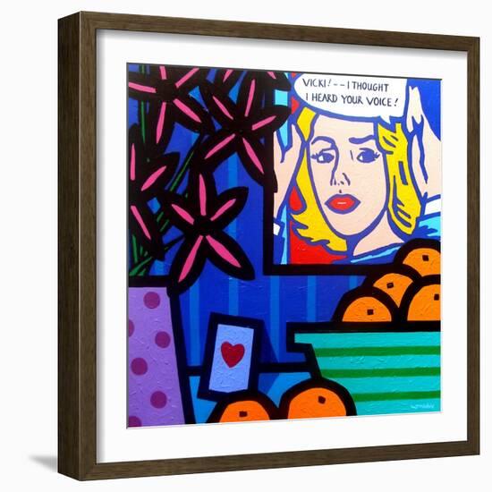 Homage to Lichtenstein-John Nolan-Framed Giclee Print