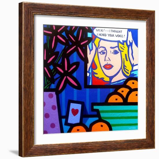 Homage to Lichtenstein-John Nolan-Framed Giclee Print