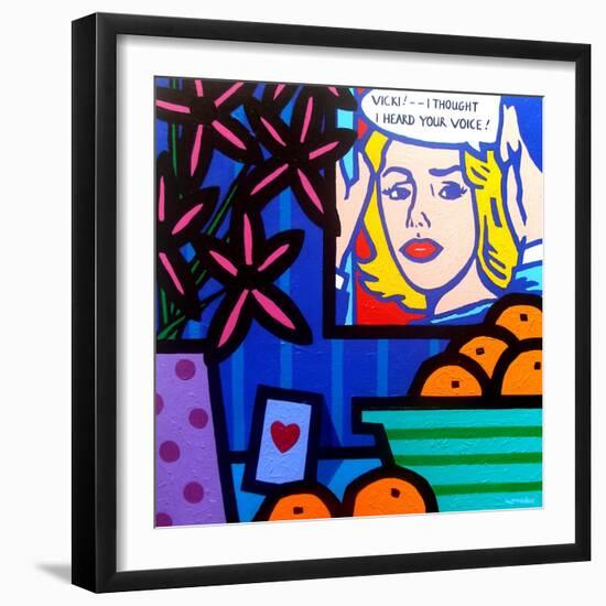 Homage to Lichtenstein-John Nolan-Framed Giclee Print