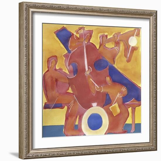 Homage to Mingus-Gil Mayers-Framed Giclee Print