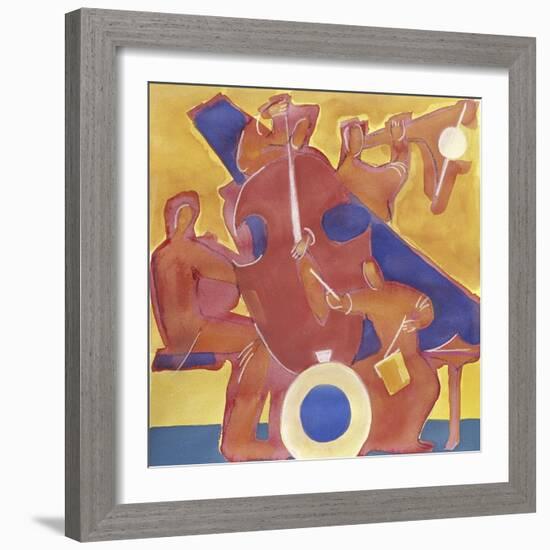 Homage to Mingus-Gil Mayers-Framed Giclee Print