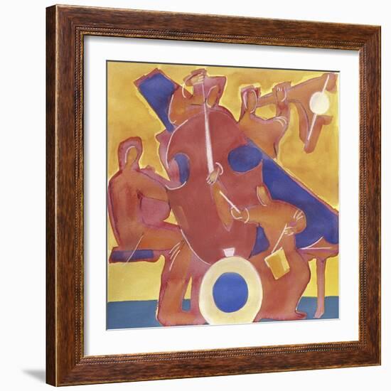 Homage to Mingus-Gil Mayers-Framed Giclee Print