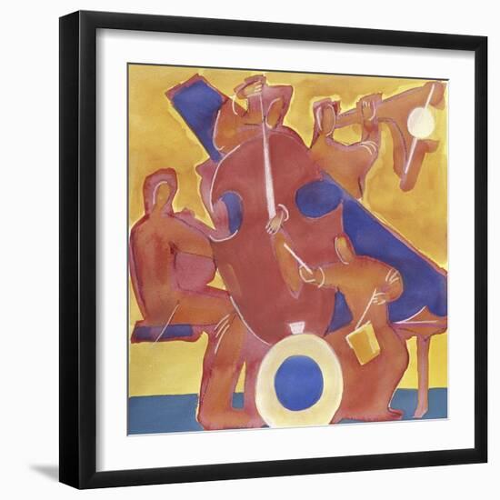 Homage to Mingus-Gil Mayers-Framed Giclee Print