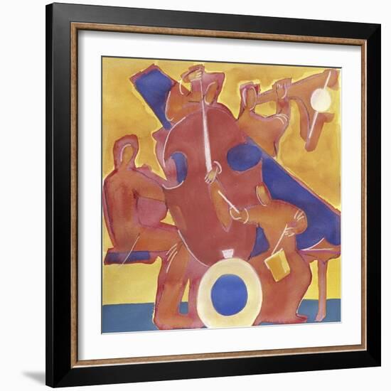 Homage to Mingus-Gil Mayers-Framed Giclee Print