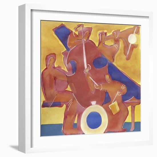 Homage to Mingus-Gil Mayers-Framed Giclee Print