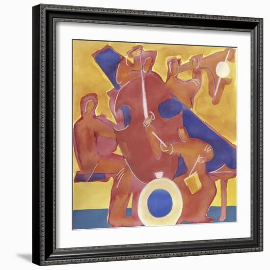 Homage to Mingus-Gil Mayers-Framed Giclee Print