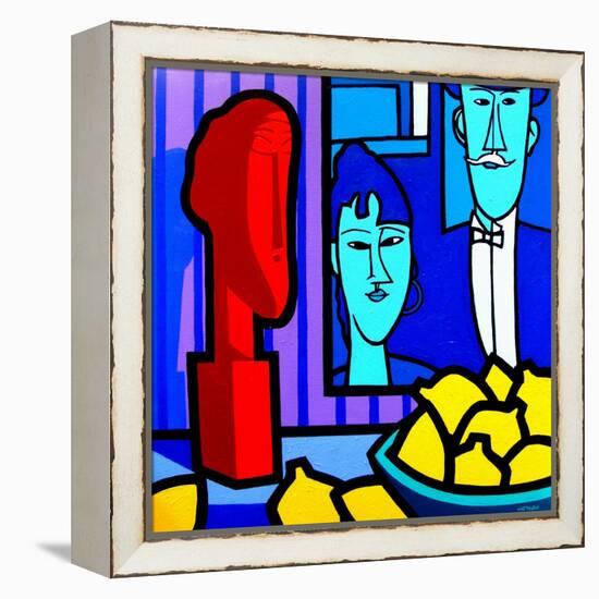 Homage to Modigliani 2-John Nolan-Framed Premier Image Canvas