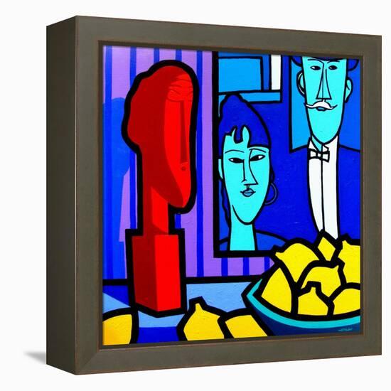 Homage to Modigliani 2-John Nolan-Framed Premier Image Canvas