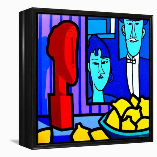 Homage to Modigliani 2-John Nolan-Framed Premier Image Canvas