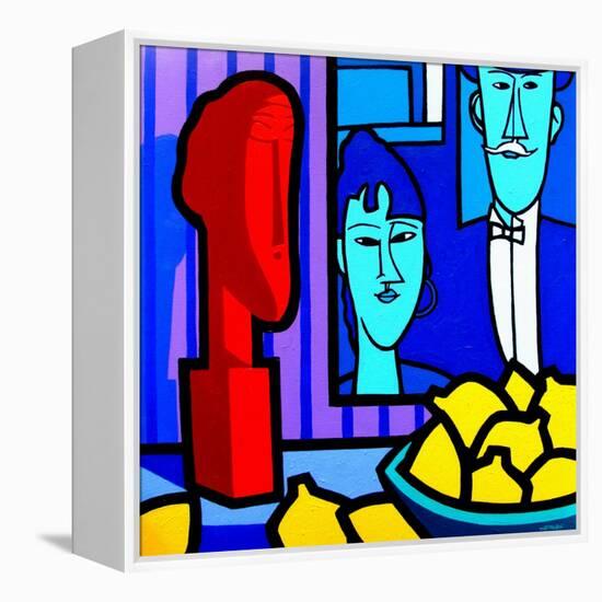 Homage to Modigliani 2-John Nolan-Framed Premier Image Canvas