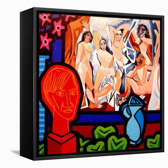 Homage to Picasso 1-John Nolan-Framed Premier Image Canvas
