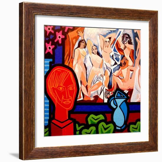 Homage to Picasso 1-John Nolan-Framed Giclee Print