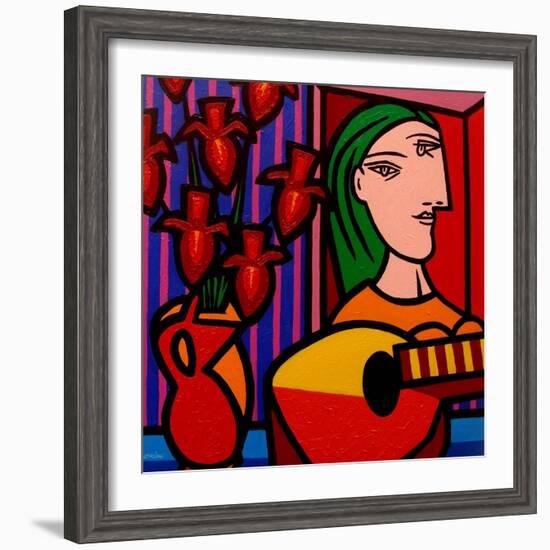 Homage to Picasso 2-John Nolan-Framed Giclee Print