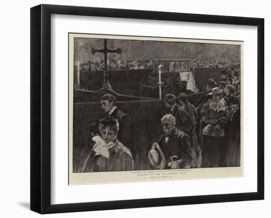 Homage to the Illustrious Dead-William Hatherell-Framed Giclee Print