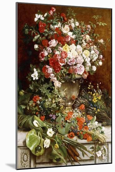 Homage to the Queen of Flowers, 1884-Charles Verlat-Mounted Giclee Print