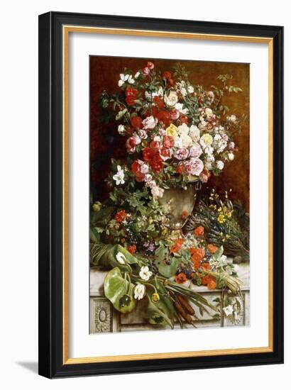 Homage to the Queen of Flowers, 1884-Charles Verlat-Framed Giclee Print