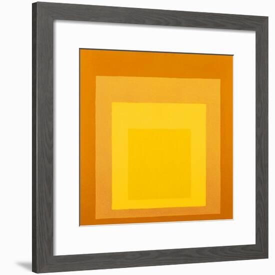 Homage To The Square-Josef Albers-Framed Art Print