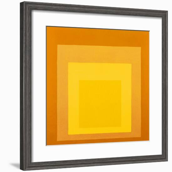 Homage To The Square-Josef Albers-Framed Art Print