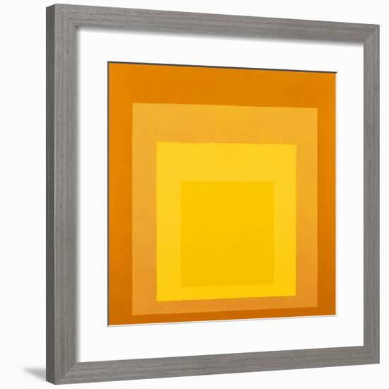 Homage To The Square-Josef Albers-Framed Art Print