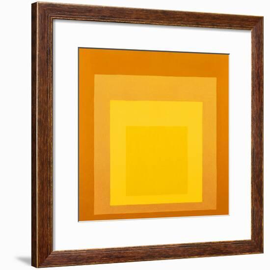 Homage To The Square-Josef Albers-Framed Art Print