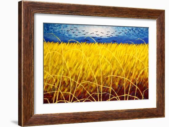 Homage to Van Gogh 1-John Nolan-Framed Giclee Print