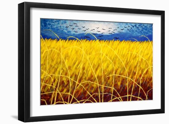 Homage to Van Gogh 1-John Nolan-Framed Giclee Print