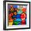 Homage to Van Gogh 3-John Nolan-Framed Giclee Print