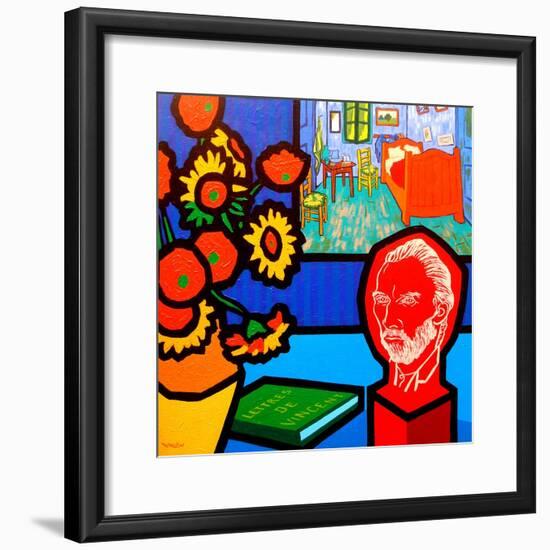 Homage to Van Gogh 3-John Nolan-Framed Giclee Print