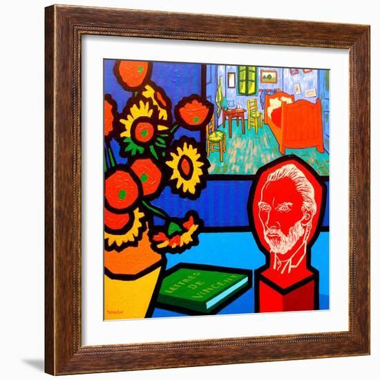 Homage to Van Gogh 3-John Nolan-Framed Giclee Print