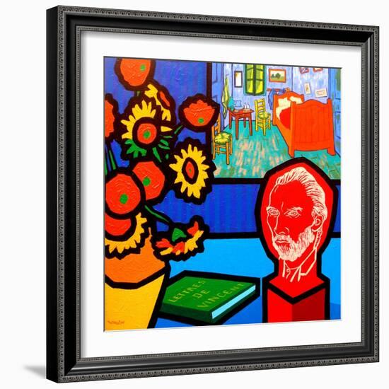 Homage to Van Gogh 3-John Nolan-Framed Giclee Print