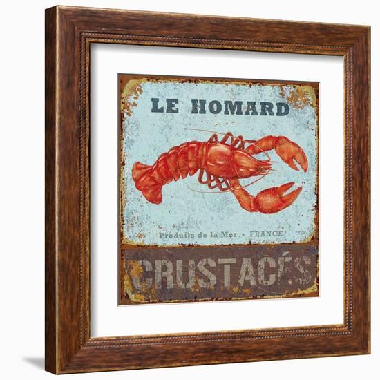 Homard-Bruno Pozzo-Framed Art Print