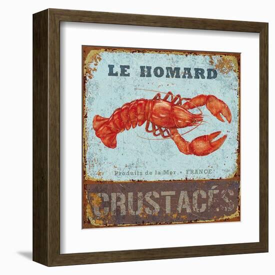 Homard-Bruno Pozzo-Framed Art Print