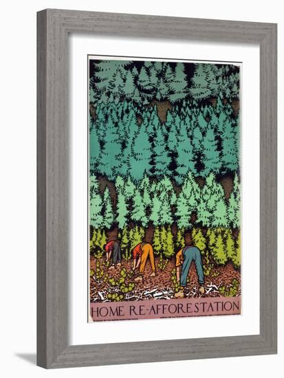 Home Afforestation-Keith Henderson-Framed Giclee Print