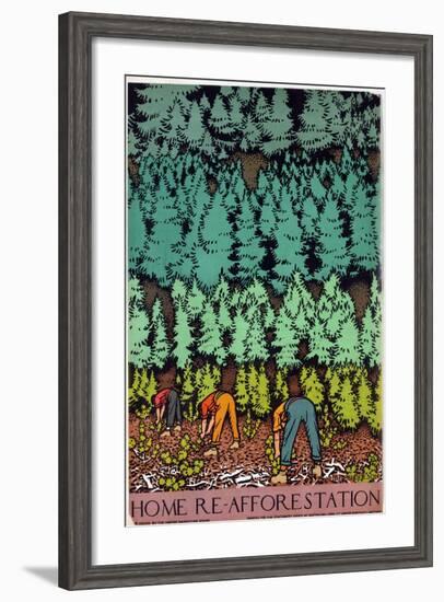 Home Afforestation-Keith Henderson-Framed Giclee Print
