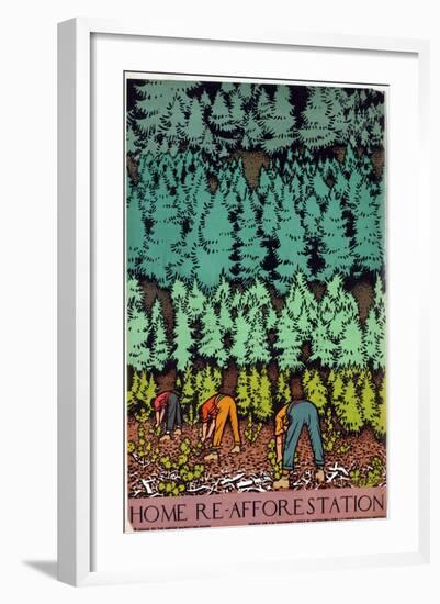 Home Afforestation-Keith Henderson-Framed Giclee Print