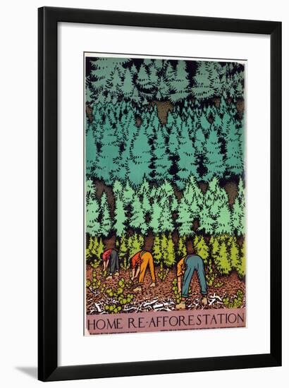 Home Afforestation-Keith Henderson-Framed Giclee Print