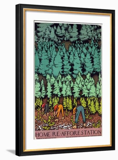 Home Afforestation-Keith Henderson-Framed Giclee Print