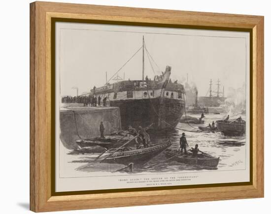 Home Again: the Return of the Foudroyant-William Lionel Wyllie-Framed Premier Image Canvas