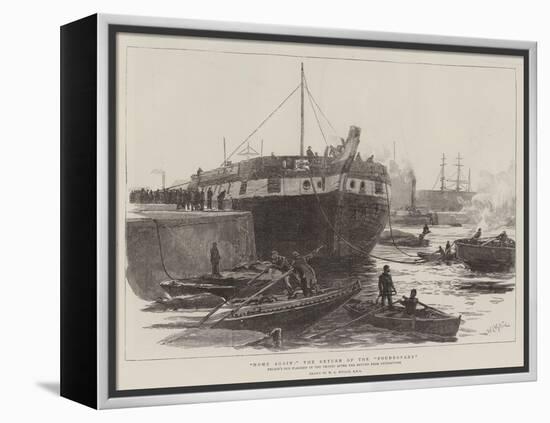 Home Again: the Return of the Foudroyant-William Lionel Wyllie-Framed Premier Image Canvas