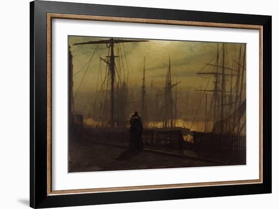 Home Again-John Atkinson Grimshaw-Framed Giclee Print