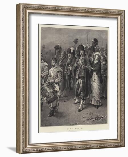 Home Again!-Frank Holl-Framed Giclee Print