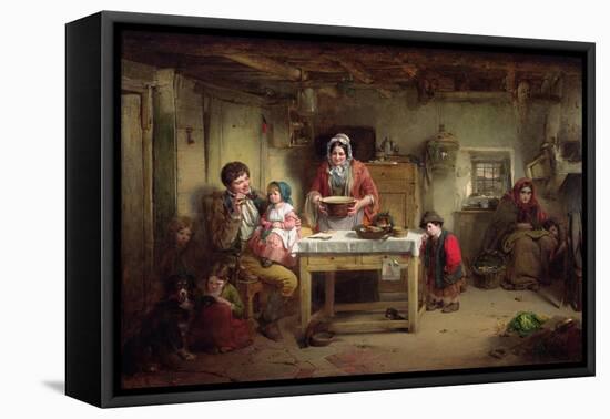 Home and the Homeless, 1856-Thomas Faed-Framed Premier Image Canvas