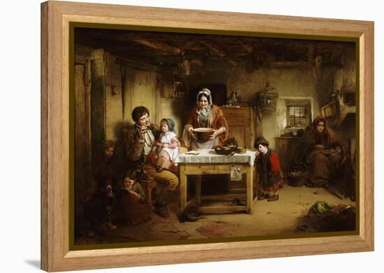 Home and the Homeless, 1856-Thomas Faed-Framed Premier Image Canvas