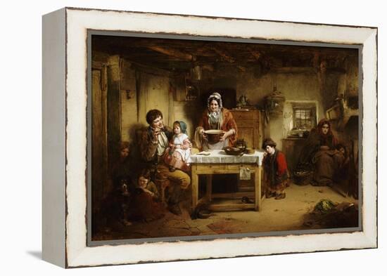 Home and the Homeless, 1856-Thomas Faed-Framed Premier Image Canvas