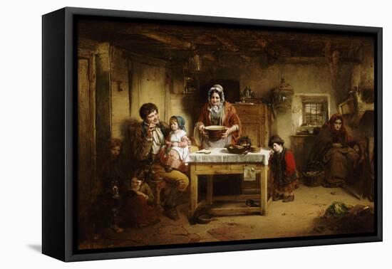 Home and the Homeless, 1856-Thomas Faed-Framed Premier Image Canvas