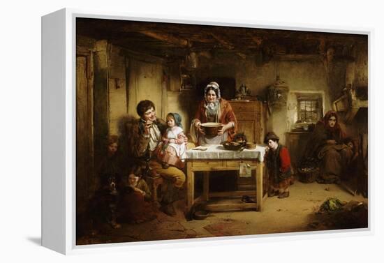 Home and the Homeless, 1856-Thomas Faed-Framed Premier Image Canvas