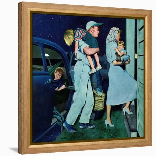 "Home at Last", September 1, 1951-George Hughes-Framed Premier Image Canvas