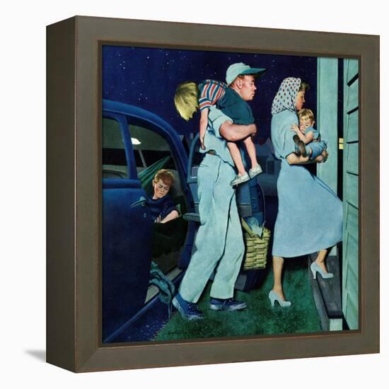 "Home at Last", September 1, 1951-George Hughes-Framed Premier Image Canvas