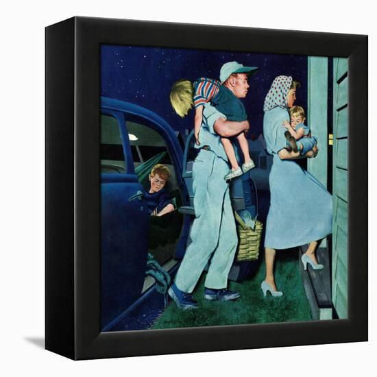 "Home at Last", September 1, 1951-George Hughes-Framed Premier Image Canvas